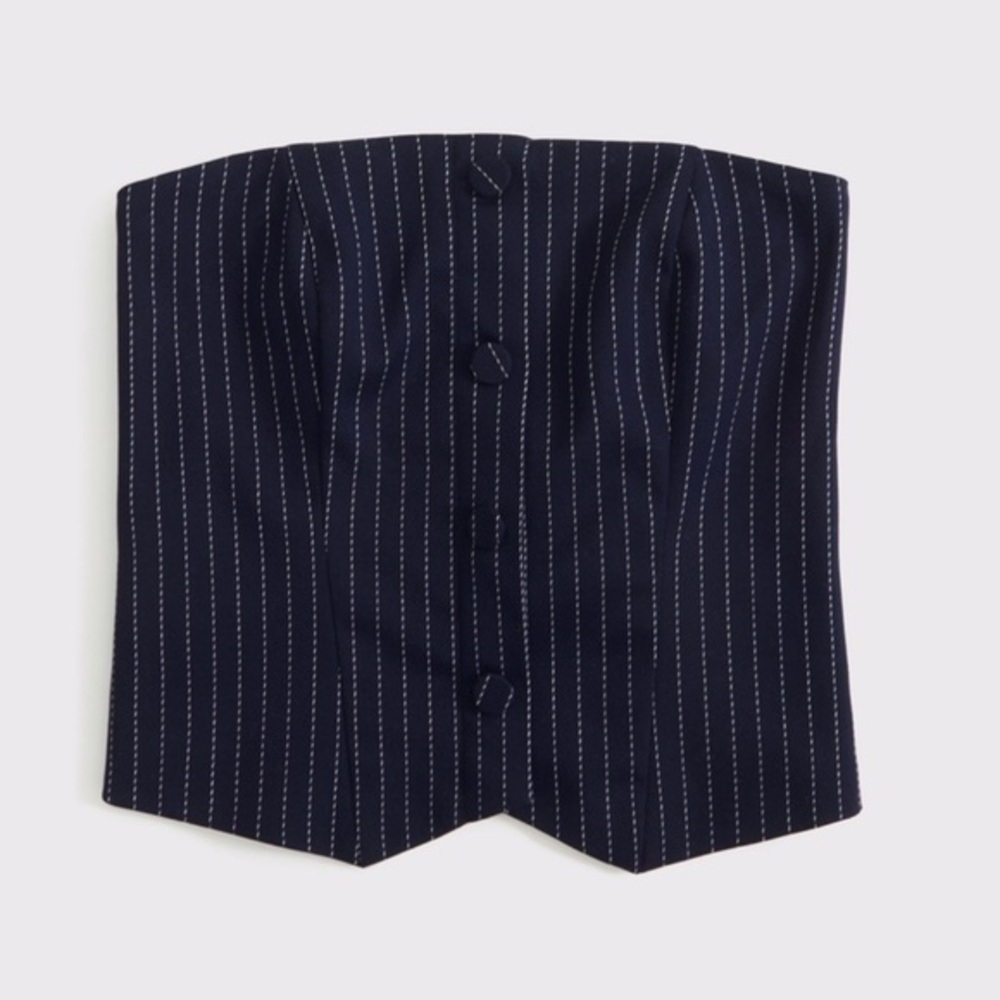 Abercrombie & Fitch Strapless Tailored Vest